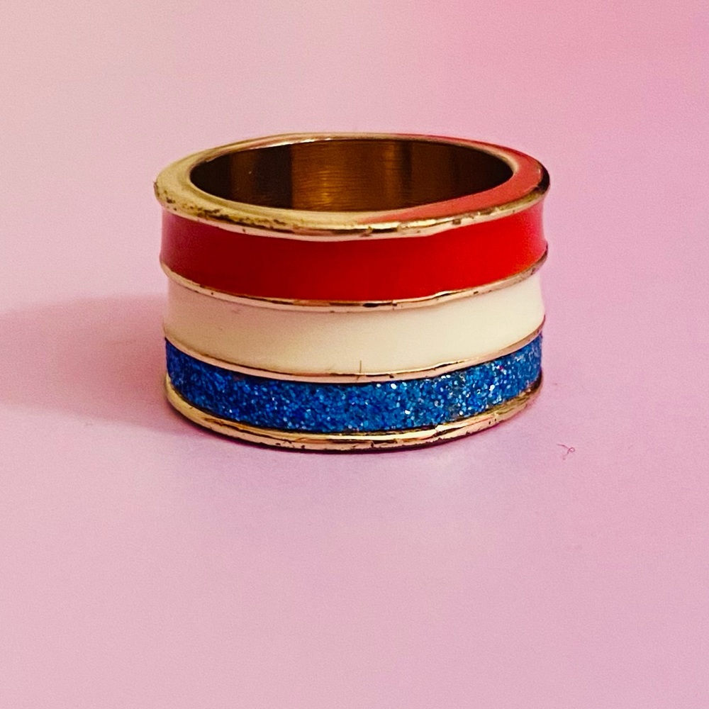 Red White Blue Ring